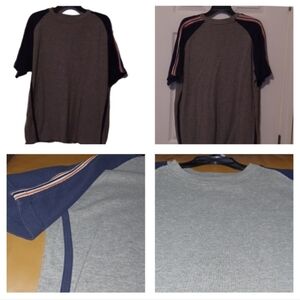 💙🌺 Gray And Blue Shirt